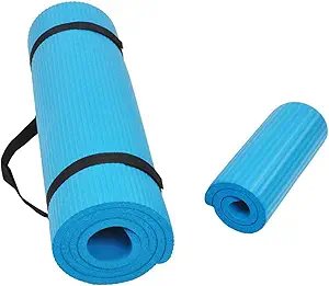 BalanceFrom All Purpose Yoga Mat with Knee Pad