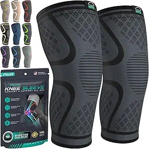 Modvel Knee Braces for Knee Pain Women & Men - 2 Pack